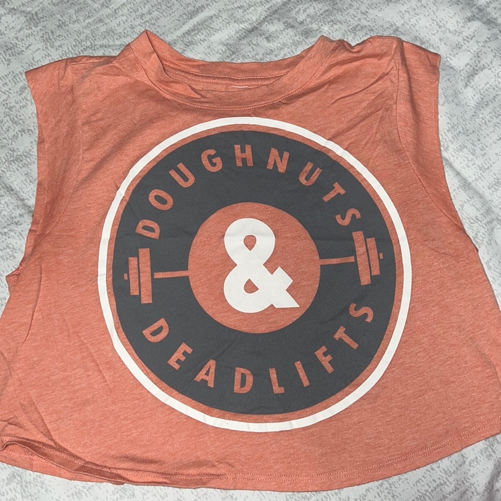 Doughnuts & Deadlift muscle crop top